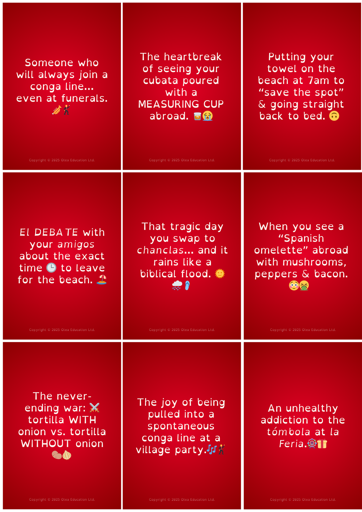Private Joke ® Spanglish – Educators Edition, Spanish Word Game