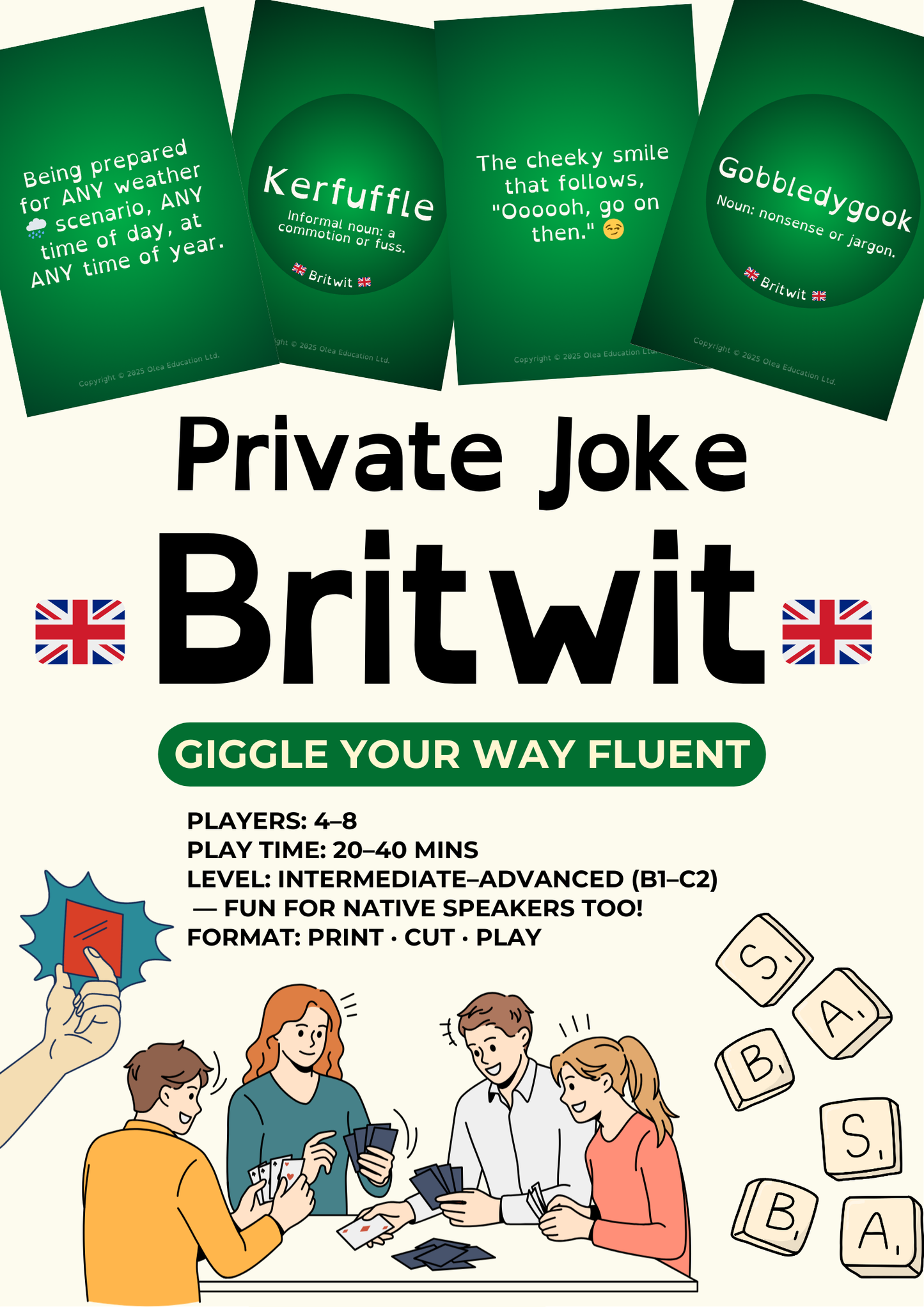 Private Joke ® Britwit: British English Word Game