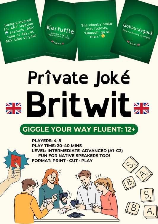 Private Joke ® Britwit – British English Word Game
