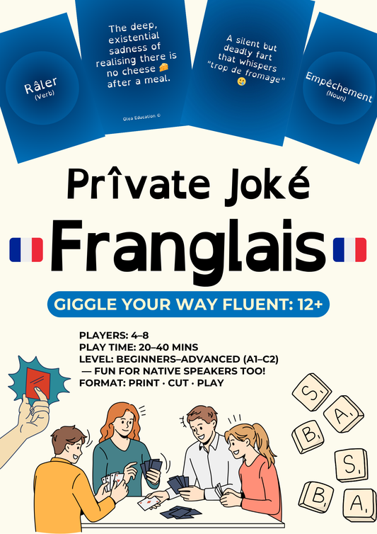 Private Joke ® Franglais – French Word Game