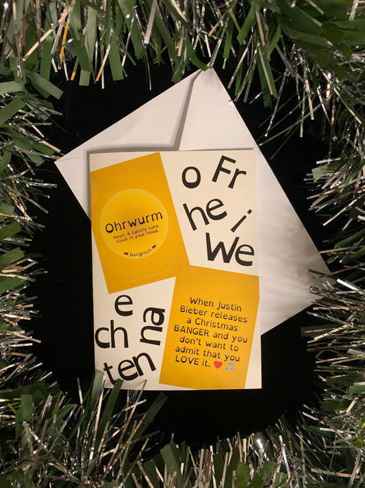 Christmas Cards, Denglisch Edition #7