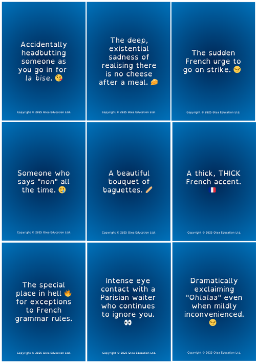 Private Joke ® Franglais: French Word Game