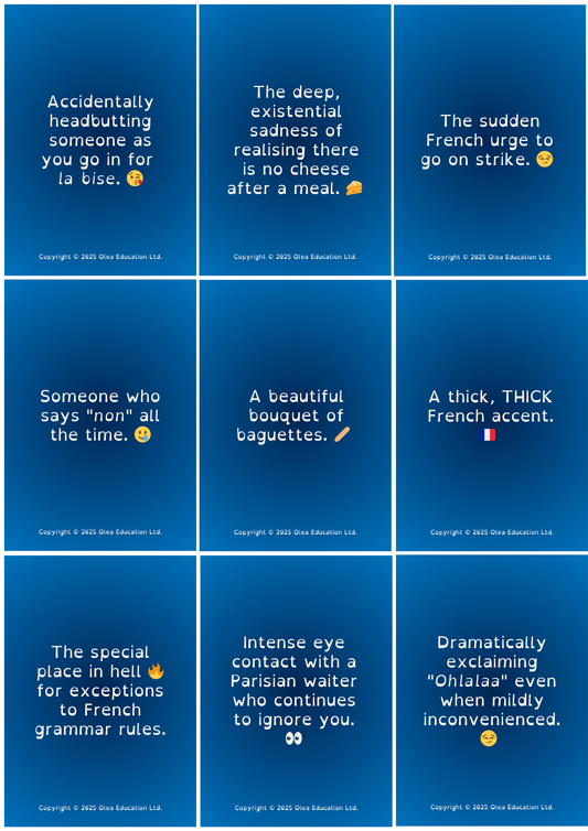 Private Joke ® Franglais – French Word Game